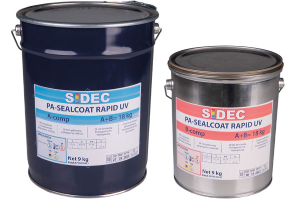 Sidec-PA-SEALCOAT-RAPID-UV-set-18kg-A9kg-B9kg